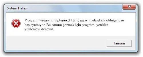 wsearchmigplugin.dll hatası