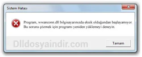 wwanconn.dll hatası