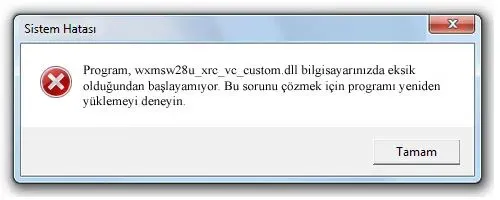 wxmsw28u_xrc_vc_custom.dll hatası