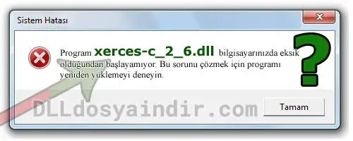 xerces-c_2_6.dll hatası