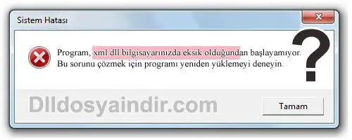 xml.dll hatası