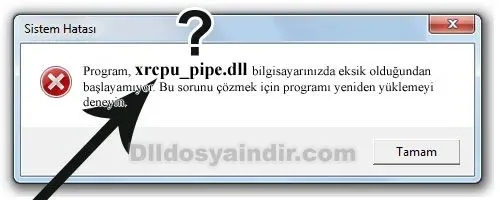 xrcpu_pipe.dll hatası