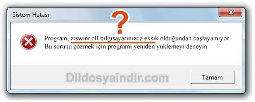 ziswinr.dll hatası