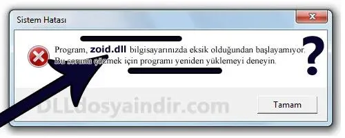 zoid.dll hatası