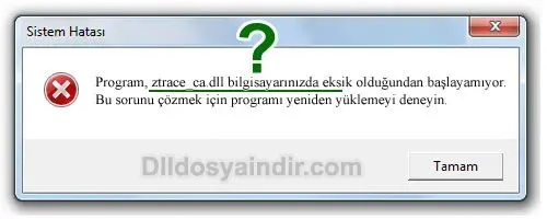 ztrace_ca.dll hatası